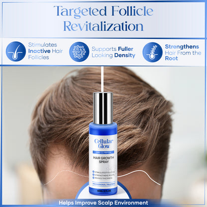 Cellular Glow Spray Hair Serum – 10% GHK-Cu + 5% AHK-Cu Peptides