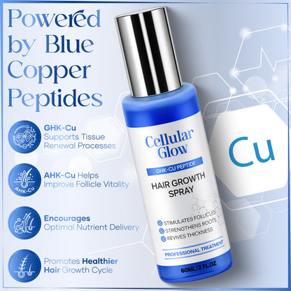 Cellular Glow Spray Hair Serum – 10% GHK-Cu + 5% AHK-Cu Peptides